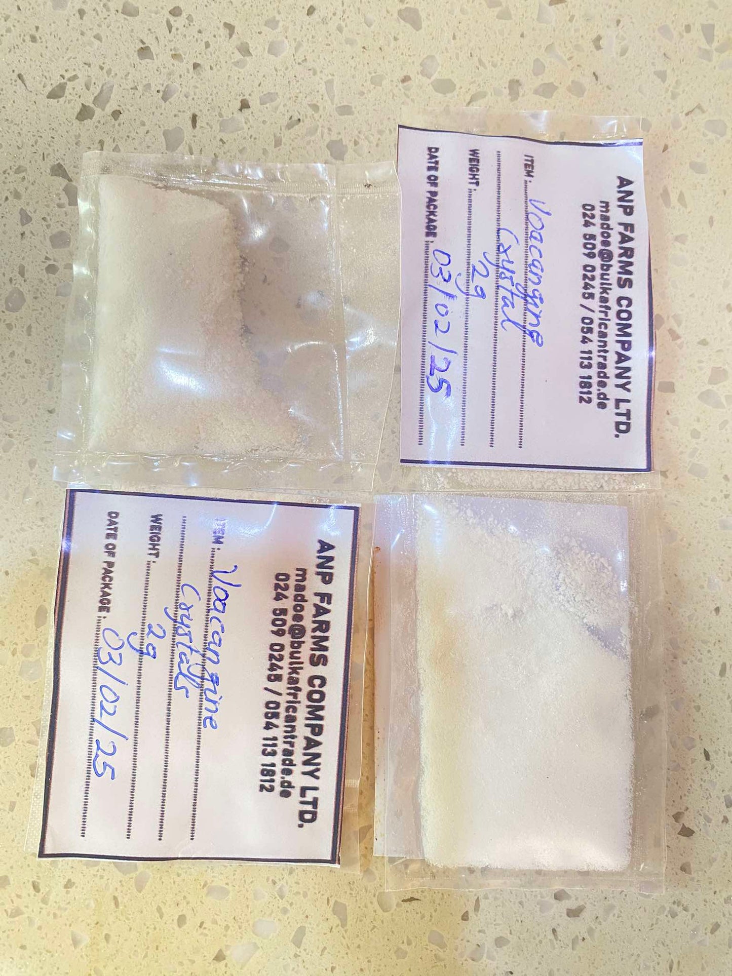 Voacangine $80.00 to $90.00 gram